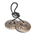 Tingsha's Met Ohm En Lotus Decoratie 7cm 260g