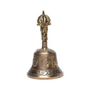 Bel Met Ganesha En Ohm Messing 15 cm