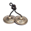 Tingsha's Met Om Namah Shivaya Mantra Messing 6,5 cm