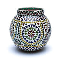 Waxinelichthouder Mozaïekglas Multicolor 18 cm