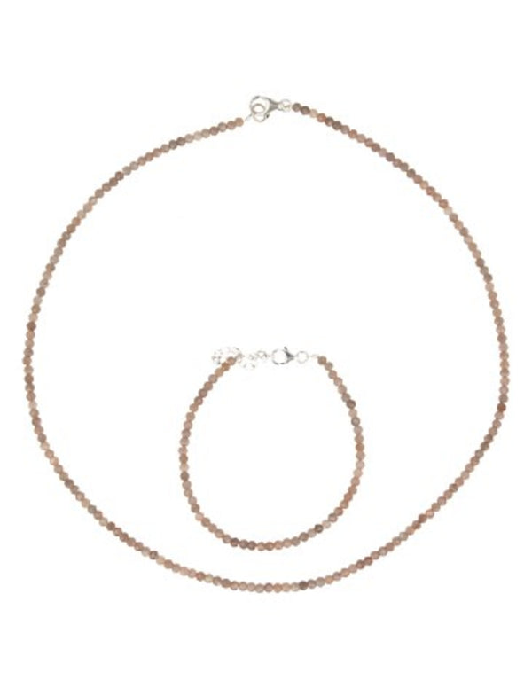 Maansteen oranje summer vibes armband