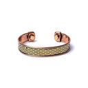 Armband Koper Bloem Des Levens Magnetisch ±6.5cm