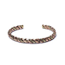 Messing Armband Gedraaid Brons- En Goudkleurig 6.5 Cm