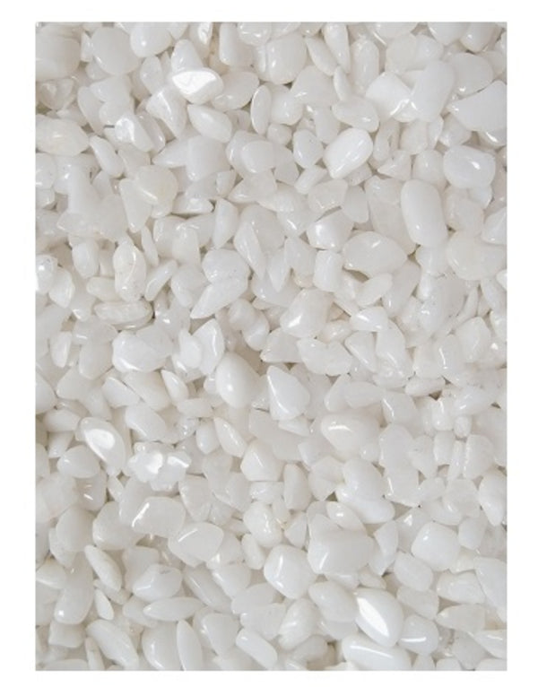 Sneeuwkwarts 100 gr. trommelstenen (mt1)