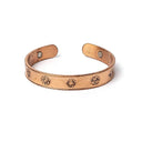 Armband Koper Chakrasymbolen Magnetisch ±8 mm