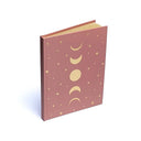 Notitieboek Maanfasen En Sterren Hardcover Gerecycled Papier Oudroze 15x21 cm