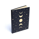 Notitieboek Maanfasen En Sterren Hardcover Gerecycled Papier Zwart 15 x 21 cm