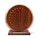 Zoutkristallamp Sterren Met Kabel En Lamp ±22x19x10 cm