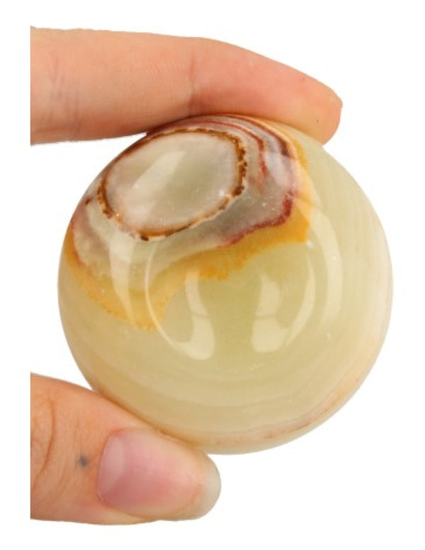 Aragoniet (Onyxmarmer) bolvoet
