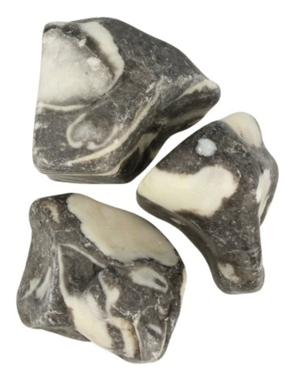 Jaspis schelp ruw - Mosselsteen 400 gram