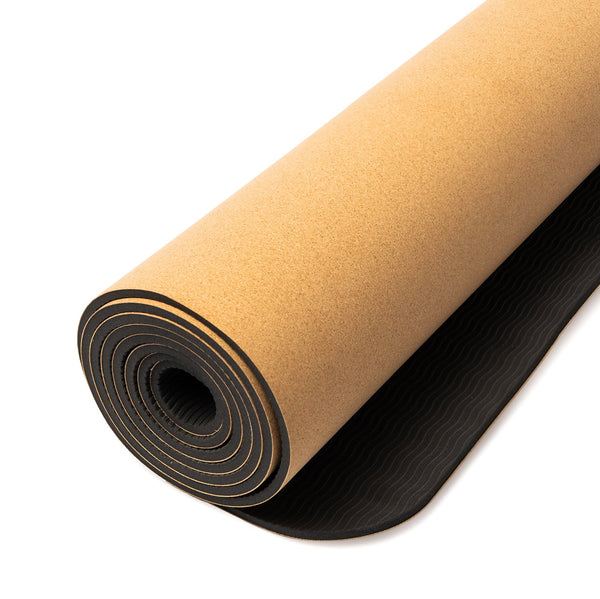 Yogi & Yogini Yogamat Kurk TPE Lijnwerk Goddelijk Vrouwelijke 61x183x5 mm 860 g