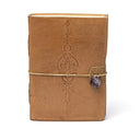 Notitieboek Lotus Met Amethist En Kunstleren Omslag 100 Pagina's 250 G 18 X 13 Cm