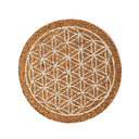 Onderzetters Kurk Bloem Des Levens Set Van 6 10x0,5 Cm
