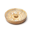 Wierookbrander Mangohout Maanfasen 12.5 X 12.5 X 2.5 Cm
