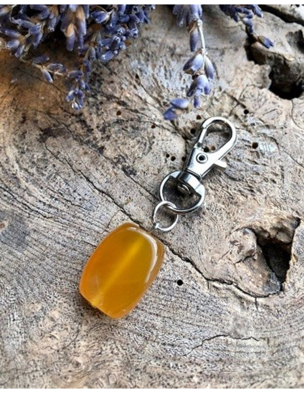 Carneool halsband hanger Dier & Welzijn