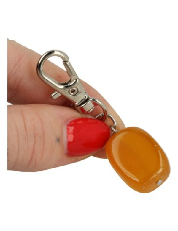 Carneool halsband hanger Dier & Welzijn