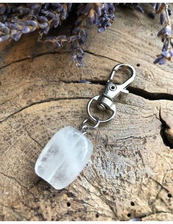 Bergkristal halsband hanger Dier & Welzijn