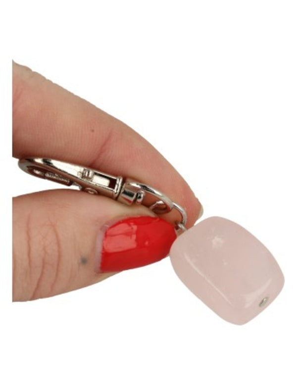 Rozenkwarts halsband hanger Dier & Welzijn