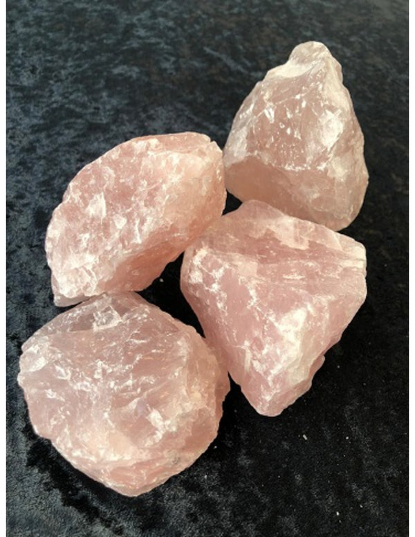 Roze kwarts Brazilië, ruwe brokjes p/kg