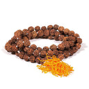 Mala Rudraksha Met 108 Kralen En Oranje Kwast