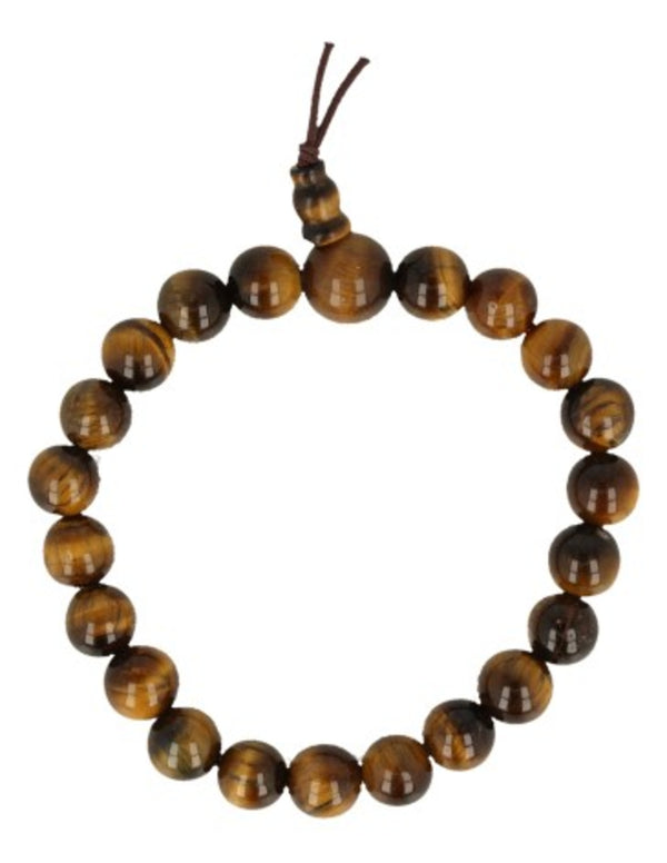 Tijgeroog powerbead armband + kaart