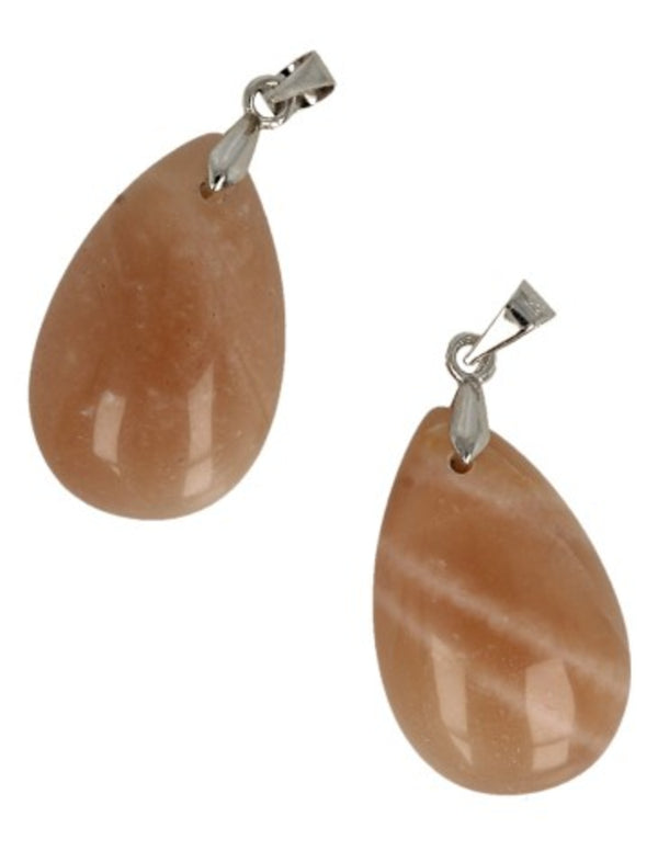 The drop of Maansteen oranje - hanger