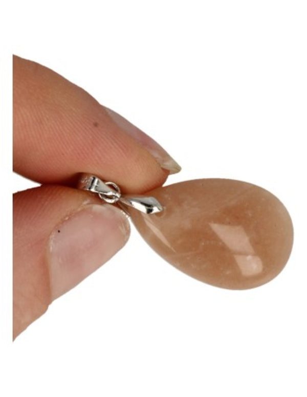 The drop of Maansteen oranje - hanger