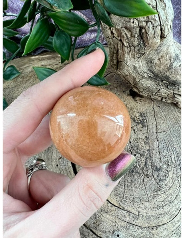 Aventurijn oranje edelsteen bol 40 mm