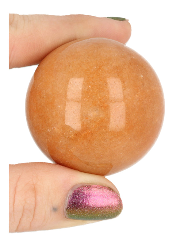 Aventurijn oranje edelsteen bol 40 mm