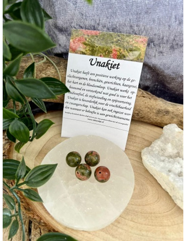 Unakiet kralen 12 mm - 4 st.