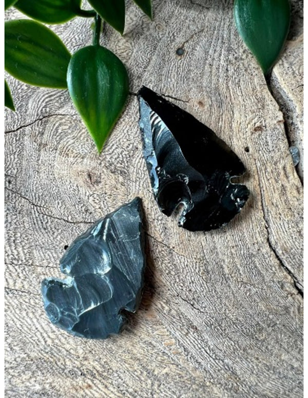 Doosje Obsidiaan speerpunt