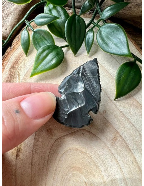 Doosje Obsidiaan speerpunt