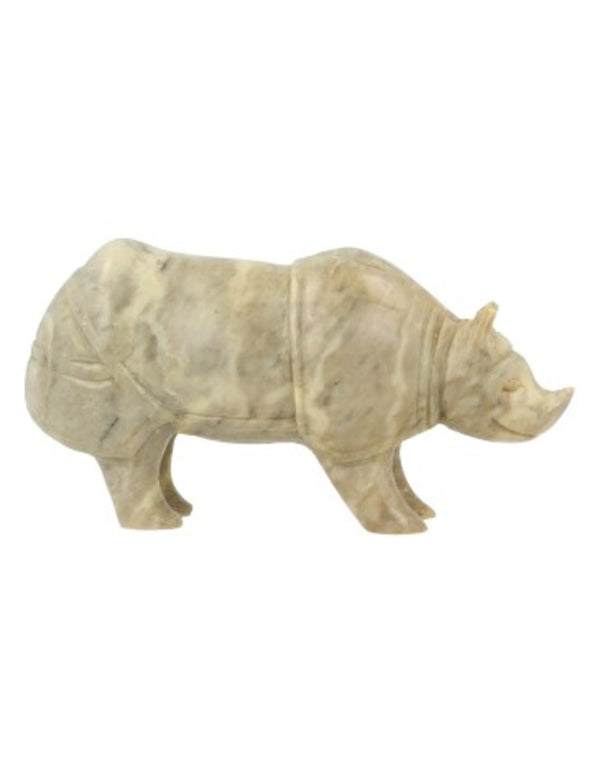 Speksteen neushoorn 12 cm