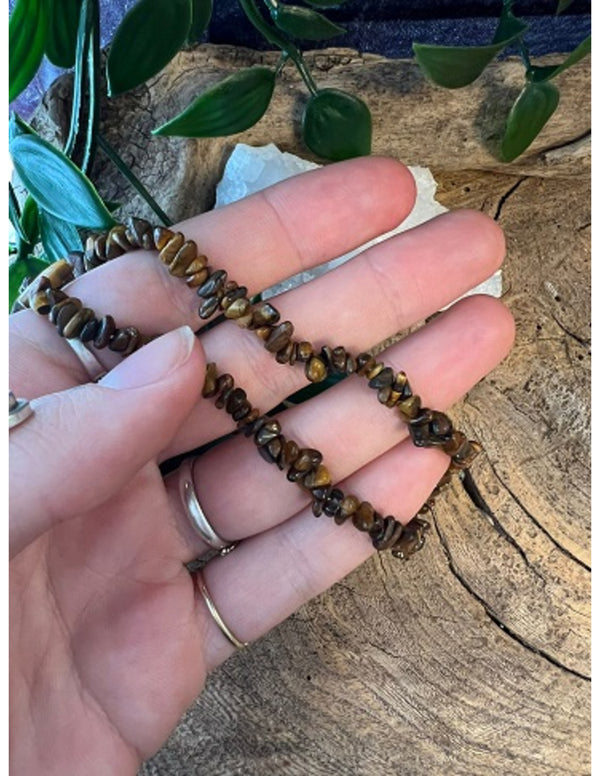 Tijgeroog splitketting smal