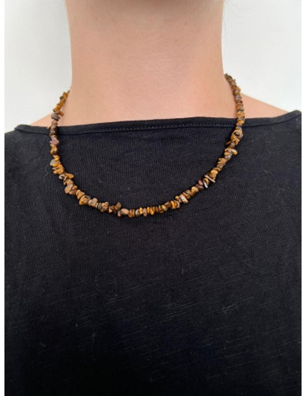 Tijgeroog splitketting smal