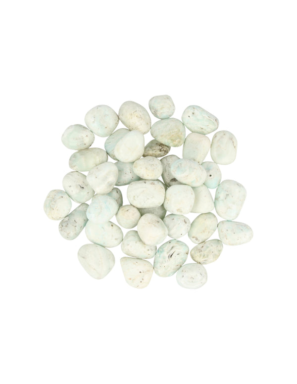 Aragoniet blauw 500 gr. trommelstenen (mt2)