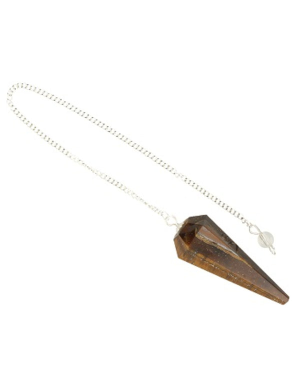 Pendel facet + kaart Tijgeroog
