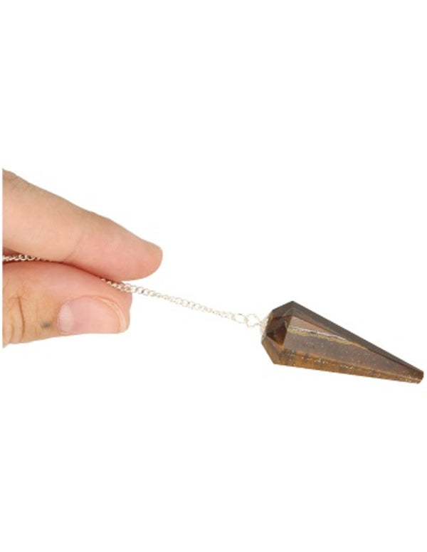 Pendel facet + kaart Tijgeroog