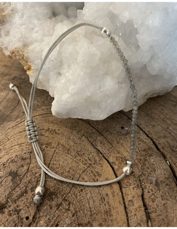 Hartje zomer armband Labradoriet - Love Gems