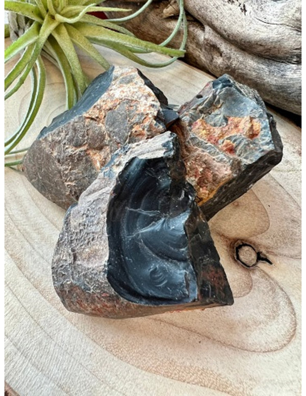 Onyx zwart ruwe brokjes, p/kg