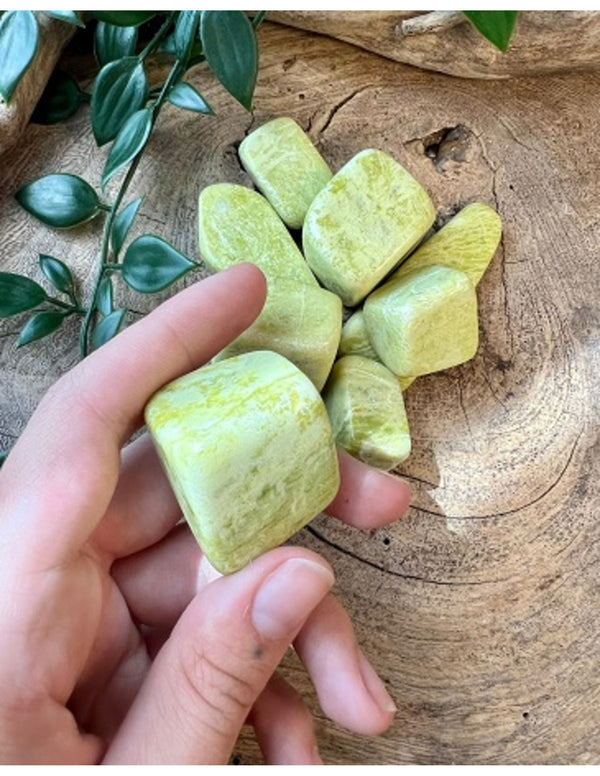 Serpentijn 500 gr. trommelstenen (mt3)