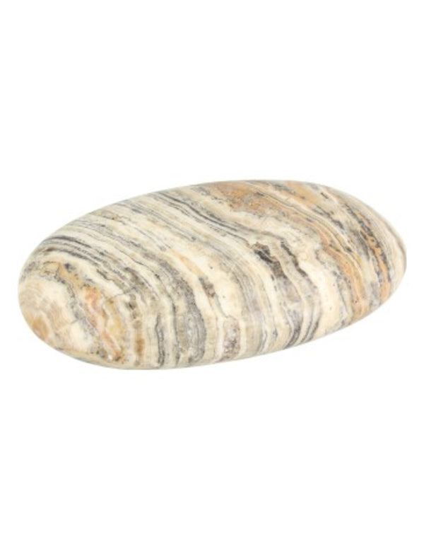 Aragoniet zebra reuze handsteen nr.1