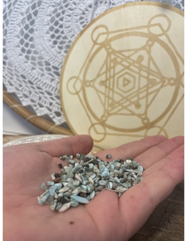 Larimar 20 gr. trommelstenen (mt0-1)