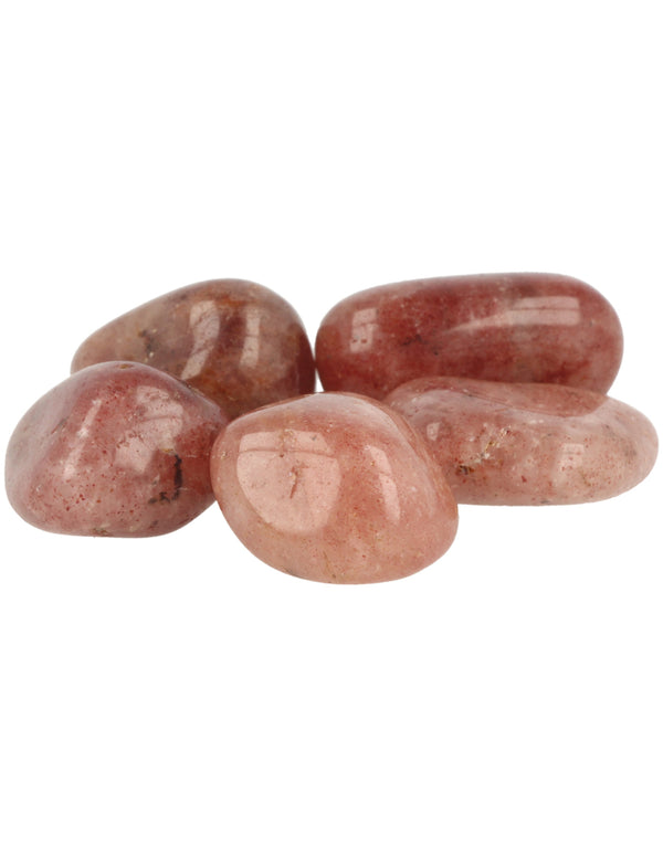 Aventurijn rood A 250 gr. trommelstenen (mt3)