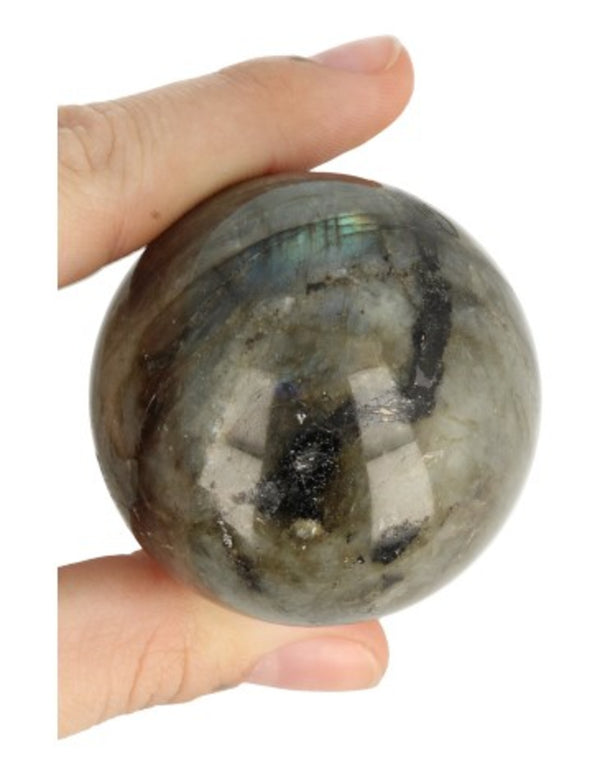 Labradoriet A edelsteen bol 5 - 5,5 cm