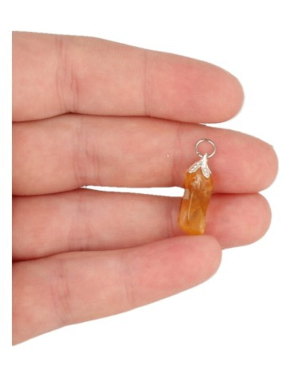 Golden Healer edelsteen hanger geslepen