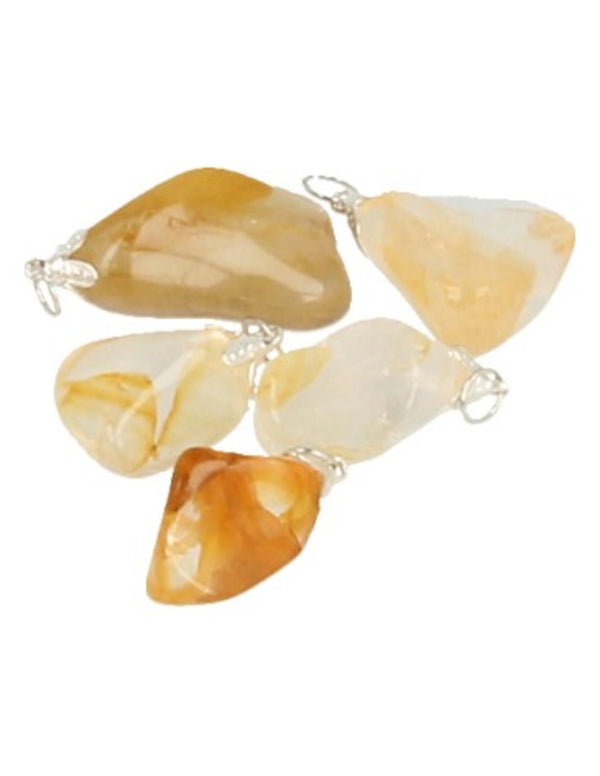 Golden Healer edelsteen hanger geslepen