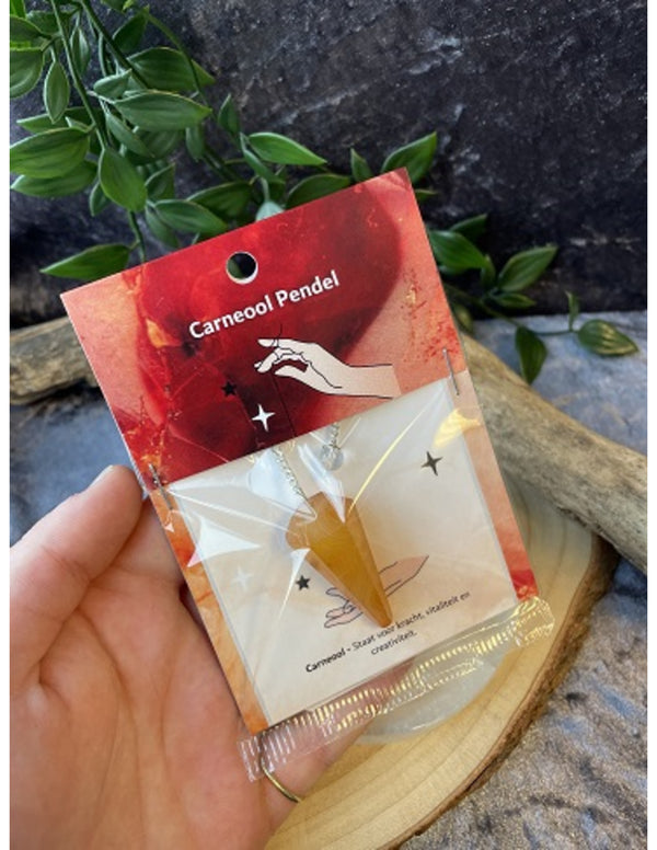Pendel Facet Carneool 4 Cm