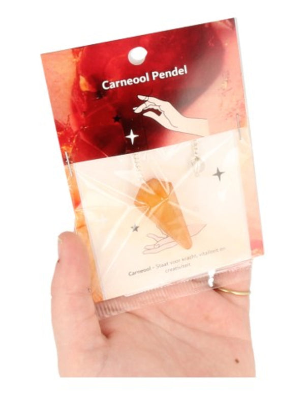 Pendel Facet Carneool 4 Cm