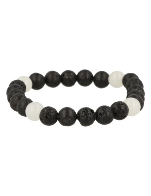 Windroos armband Jade wit